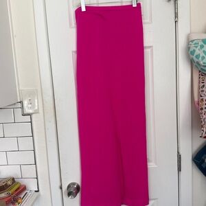 J. Crew Cashmere Hot Pink Pencil Skirt